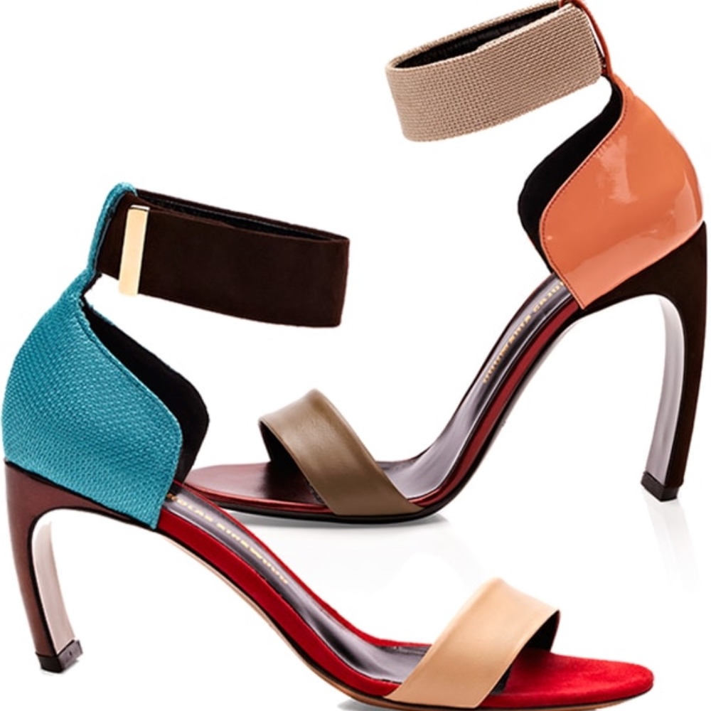 Last day! NICHOLAS KIRKWOOD Color-block heels